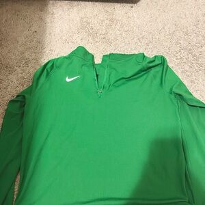Nike Vibrant Green Half-Zip Top